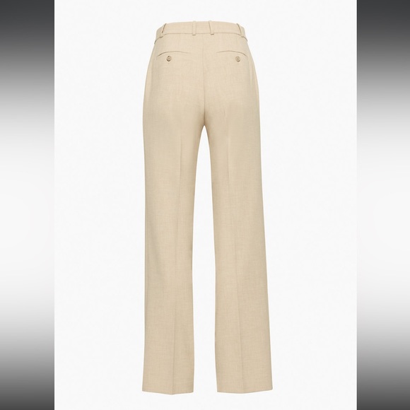 Babaton Agency Pant in Heather Oat Beige - Picture 7 of 10